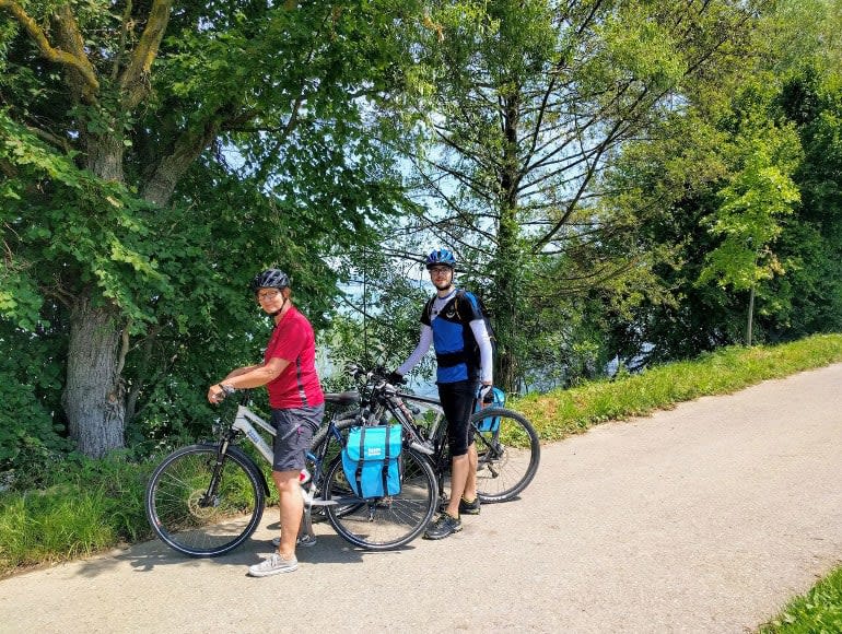 Radfahren auf Nebenstraßen