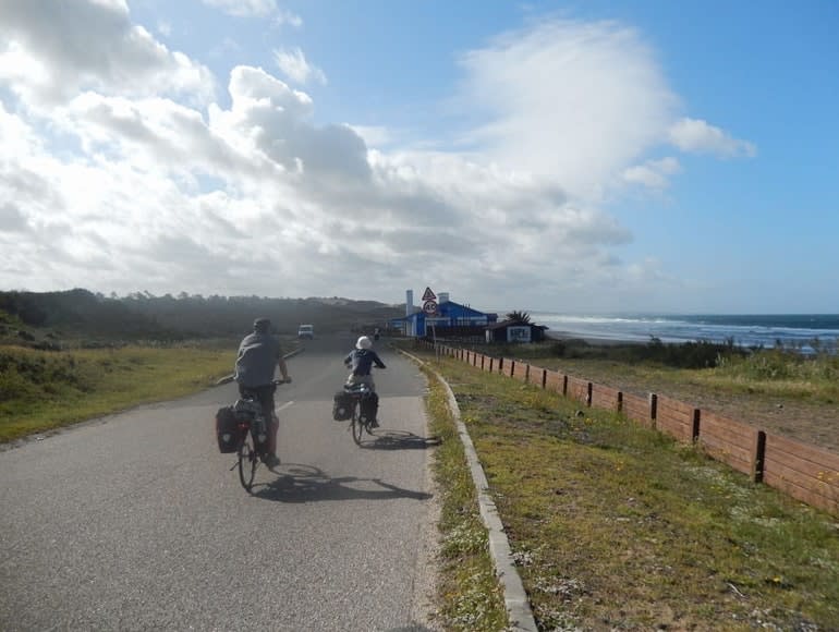Radtour, Strand von São Torpes