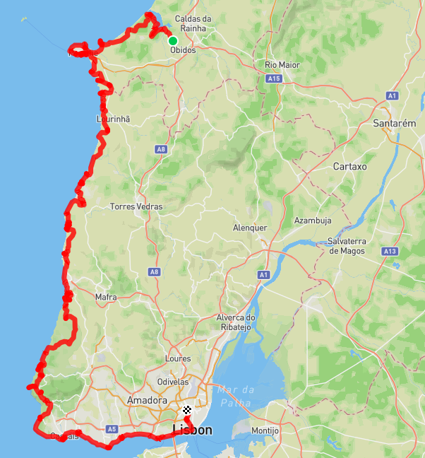 atlanterhavsruten kort