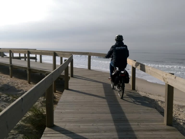 cycle track by the atlantic