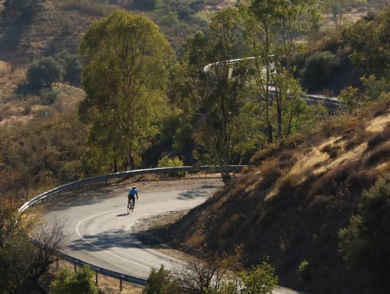 Secundary cycling roads up the hill  | MegaSport Travel