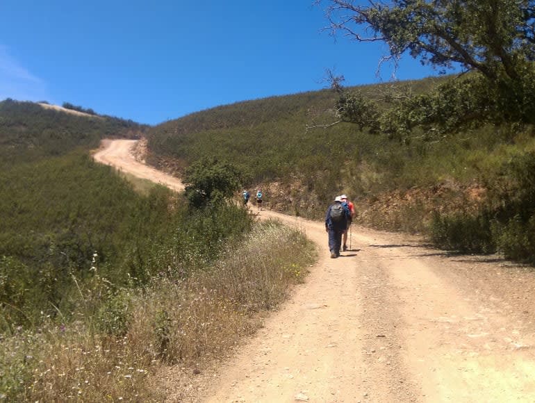 Walking on Serra do Caldeirao
