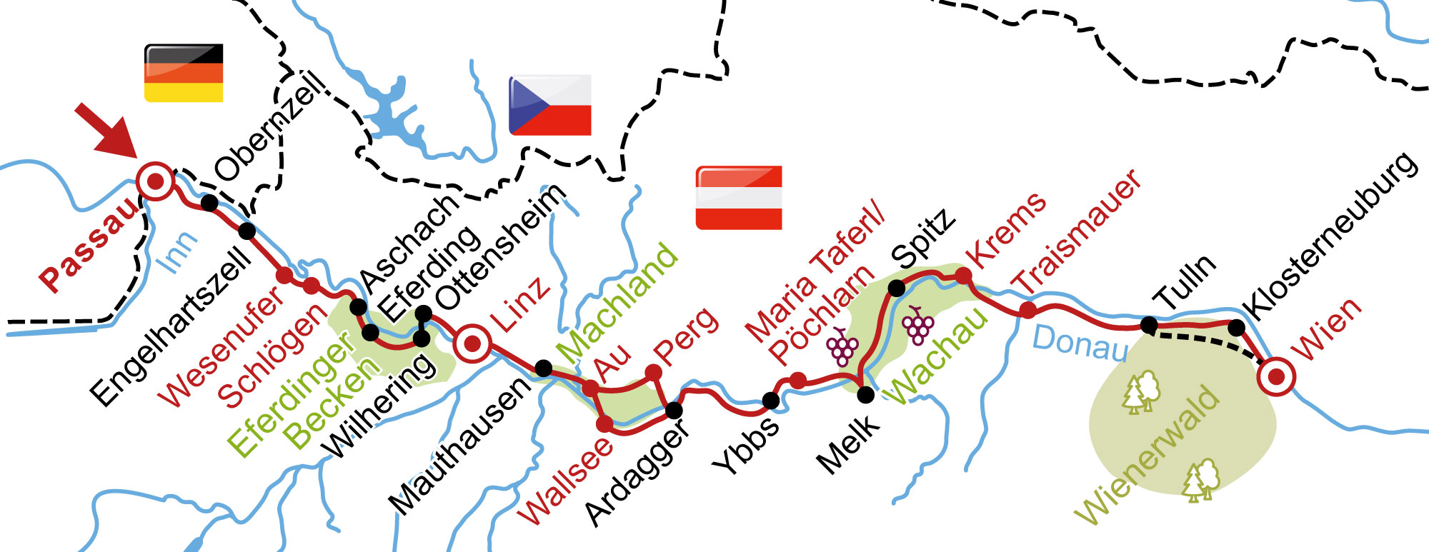 mapa 2026©Donau Touristik