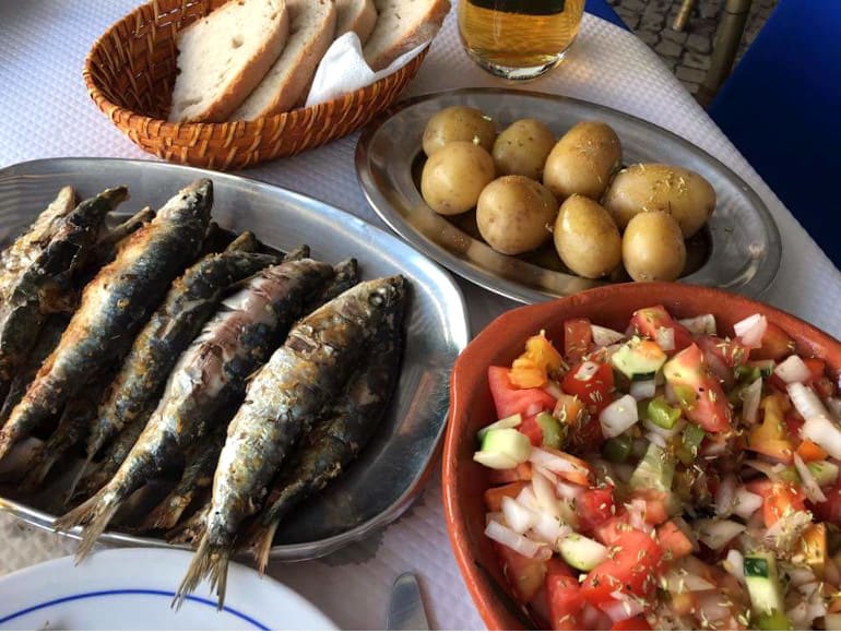 gastronomía portuguesa, sardinas | MegaSport Travel