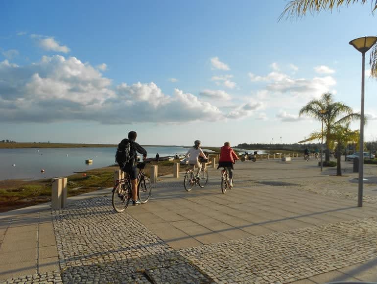 Parc naturel de Ria Formosa à vélo