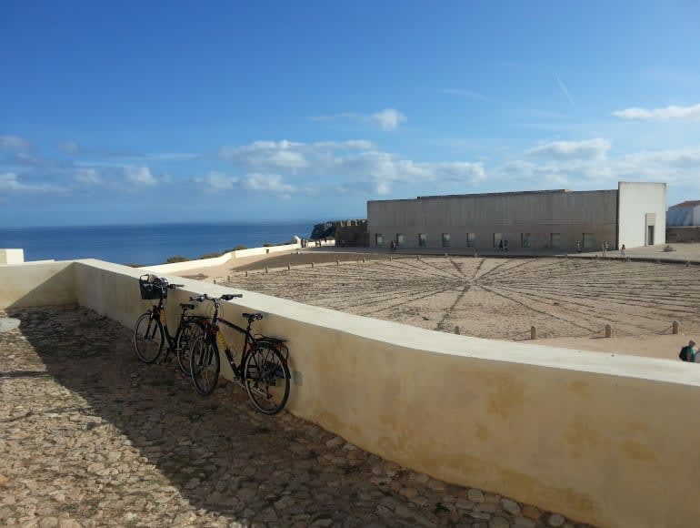 Vacances à vélo, forteresse de Sagres