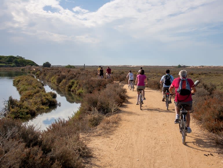 Fietstocht Ria Formosa Natuurpark, fietswonderen portugal, natuur fietsen