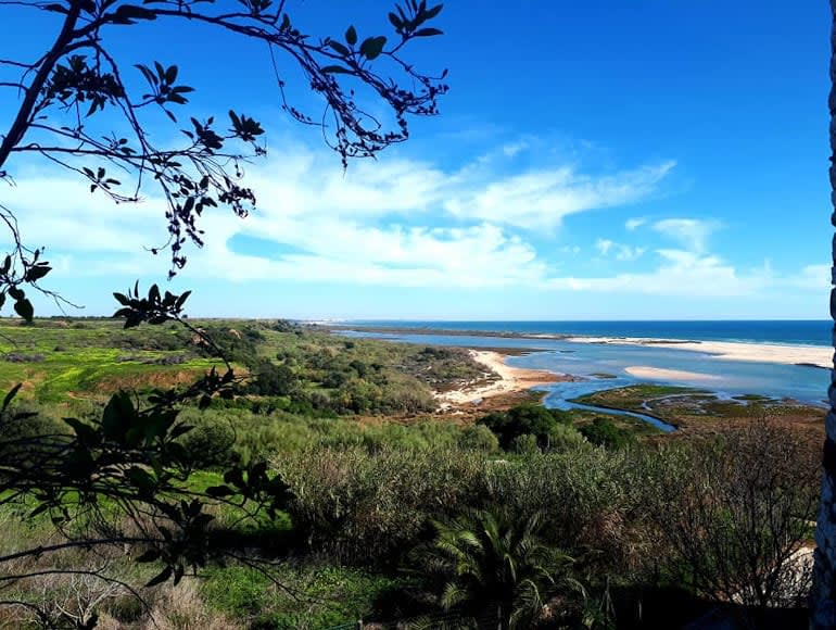 Vista da Ria Formosa de Cacela Velha