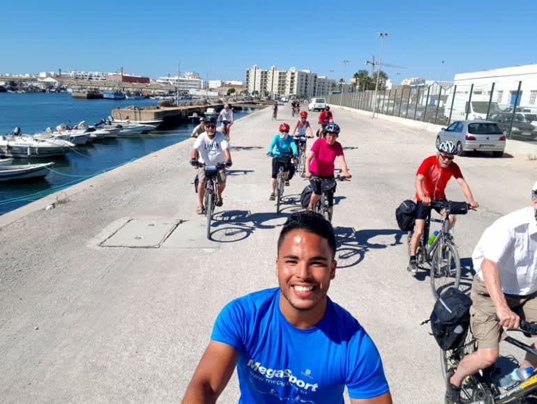 Férias em bicicleta com guia no Algarve, Olhão